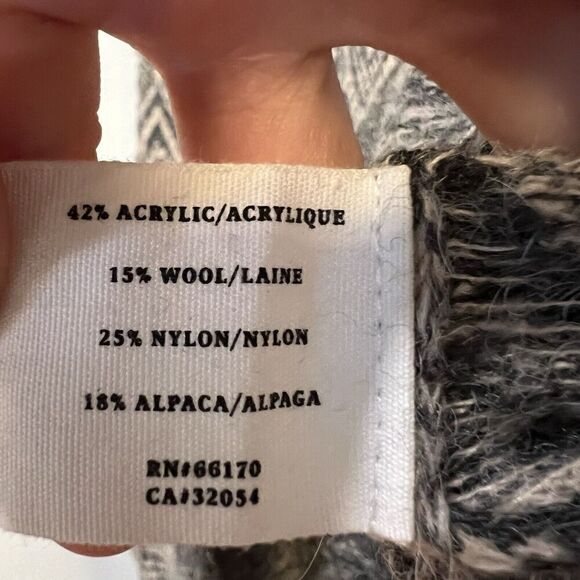 Anthropologie Sparrow Sweater Dress Size Small Gray Alpaca Wool Long Sleeve - Picture 8 of 10